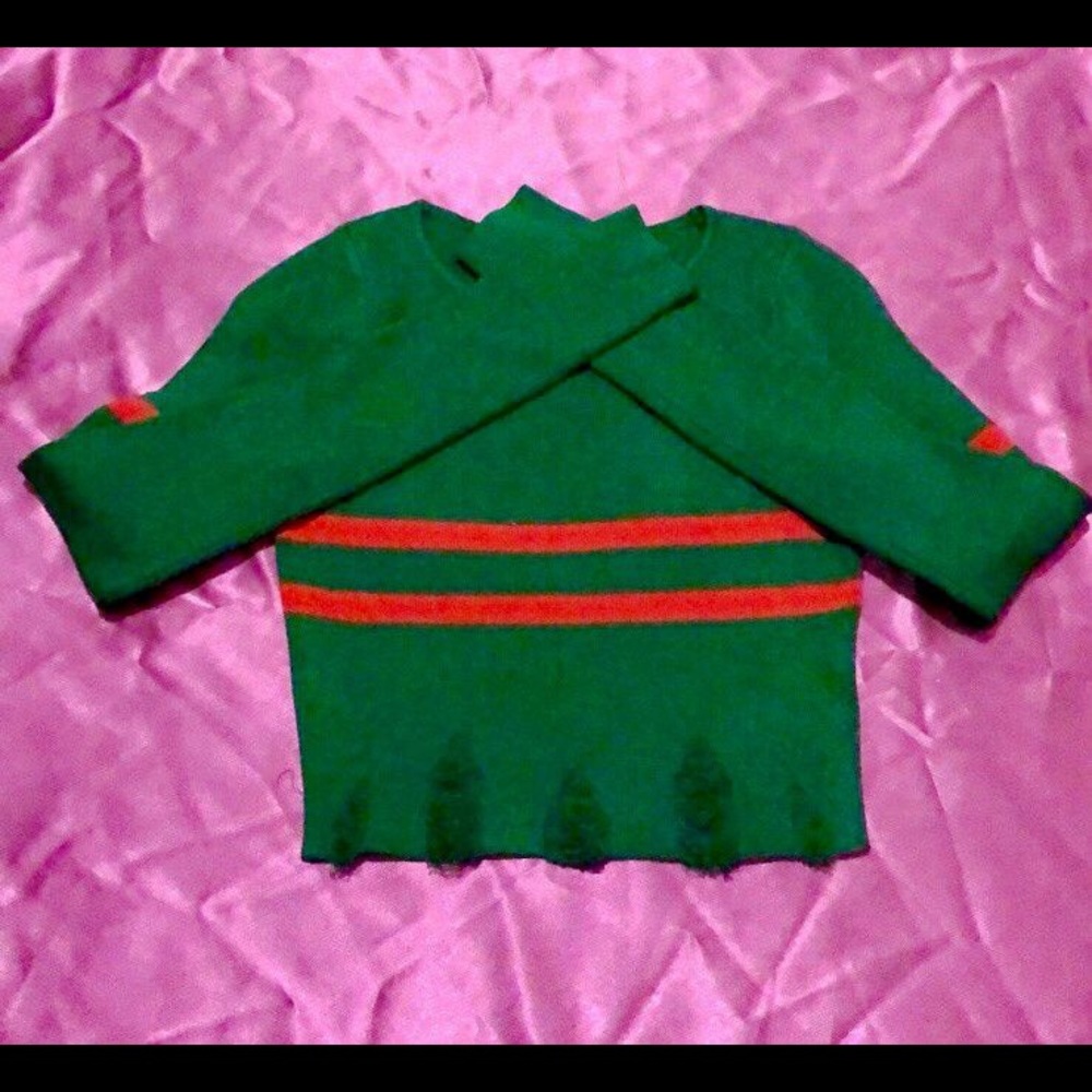 Gucci me down crop sweater